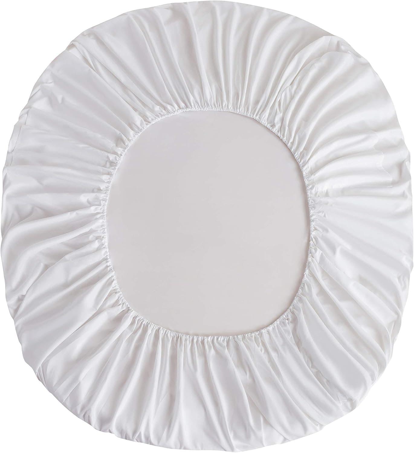 MOHAP Drap Housse 180x200cm avec Bonnet 30cm Blanc Drap Housse 100 GSM en Microfibre de Haute Qualité 100% Polyester Doux, Résistant, Anti Plis 7