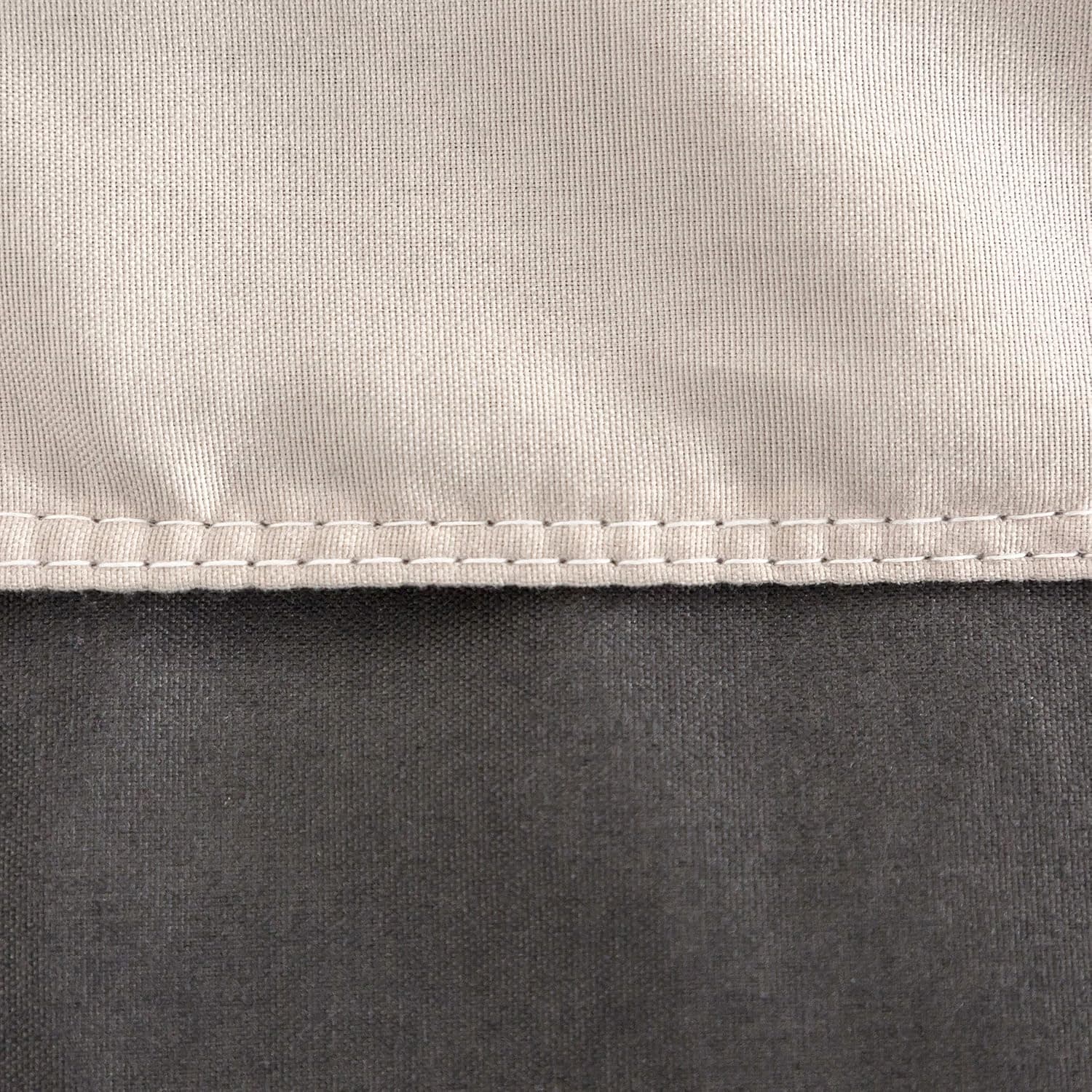 MOHAP Couette Bicolore Chaude l'hiver 450g/m² Épais 140x200cm Hypoallergénique Bicolore Beige + Gris Couette de Lit Réversible 1 Personnes Edredon 5