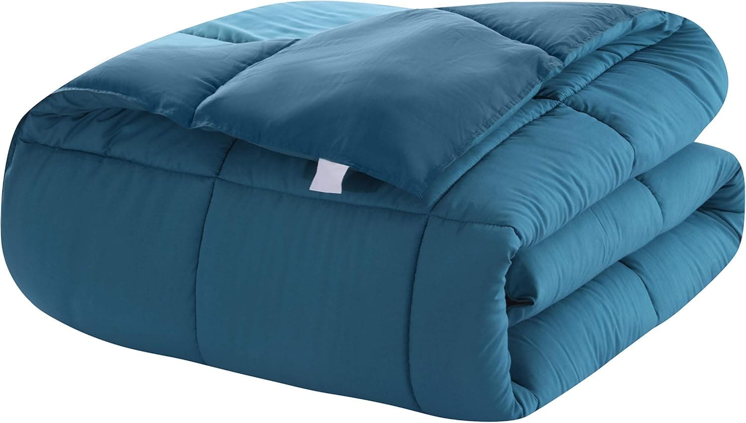 Couette Réversible 4 Saisons 450g/m² Microfibre 220x240 cm Hypoallergénique Bleu Lac Couette Hiver Matelassées Couverture Construction Box-Stitching Edredon Épais 2 Personnes 2