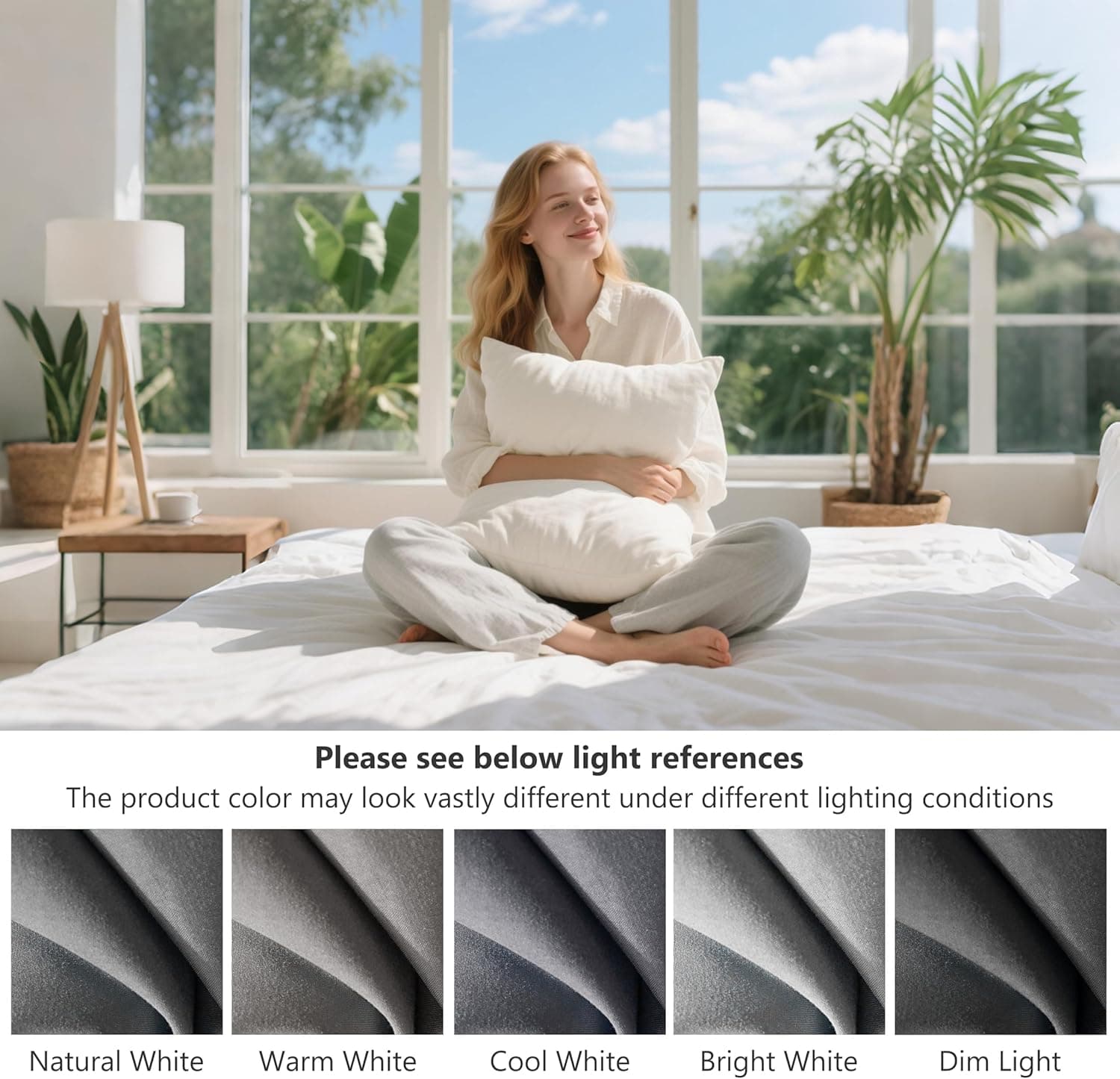 Drap-housse Mohap, gris, Simple 5