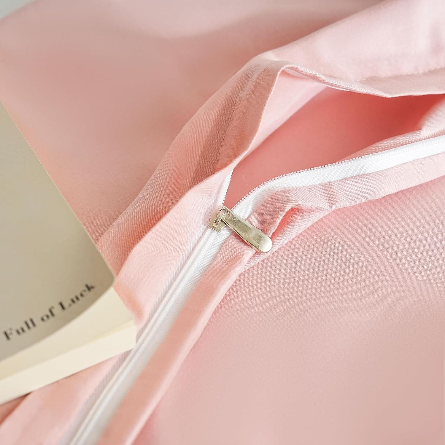 MOHAP Warm Zippered Pillowcases 50X75 cm 2 Pack- Super Soft Breathable Brushed Microfiber Pillow Cases Cover for Hair and Skin Pink 5