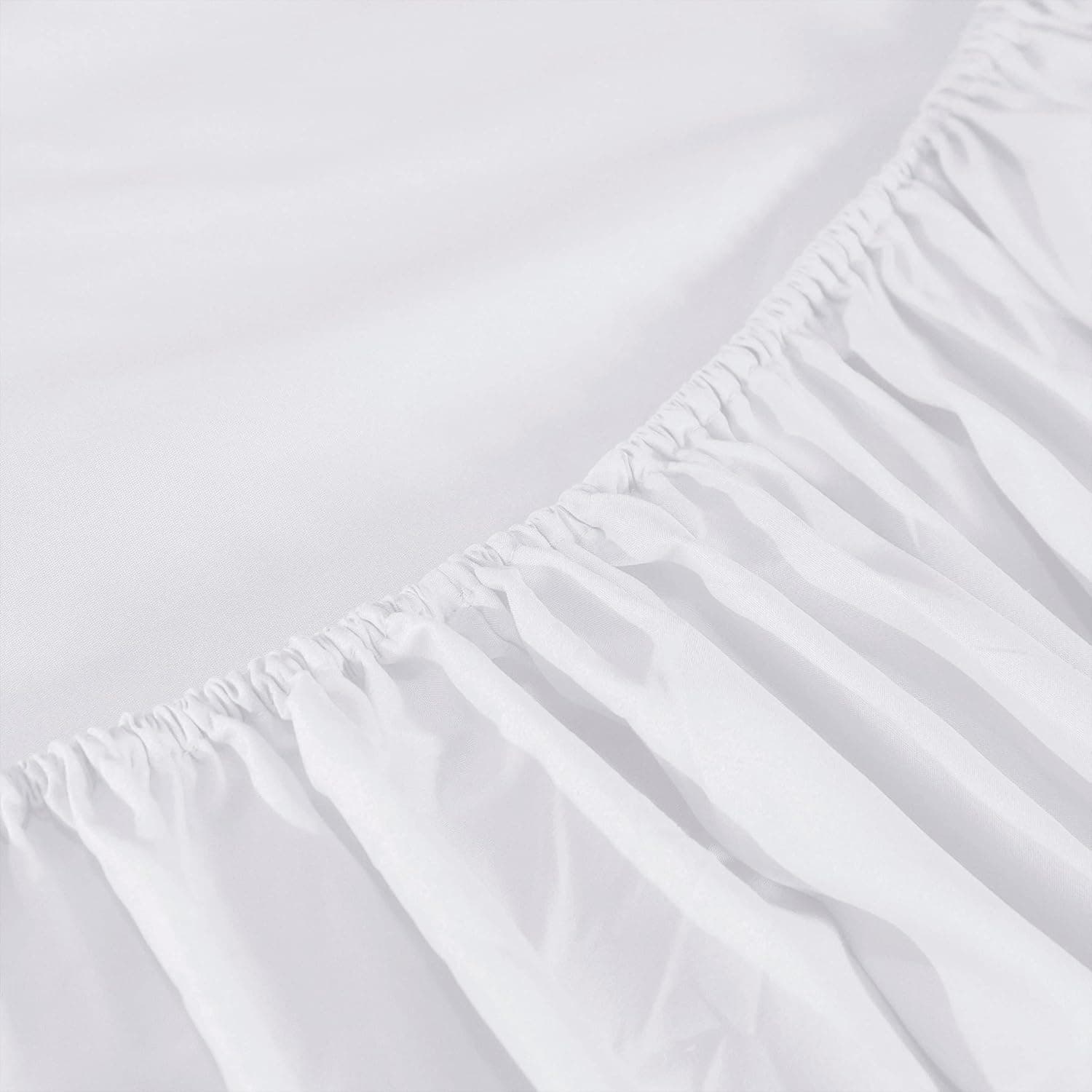 Drap-housse AYSW en microfibre brossée, blanc, King 6