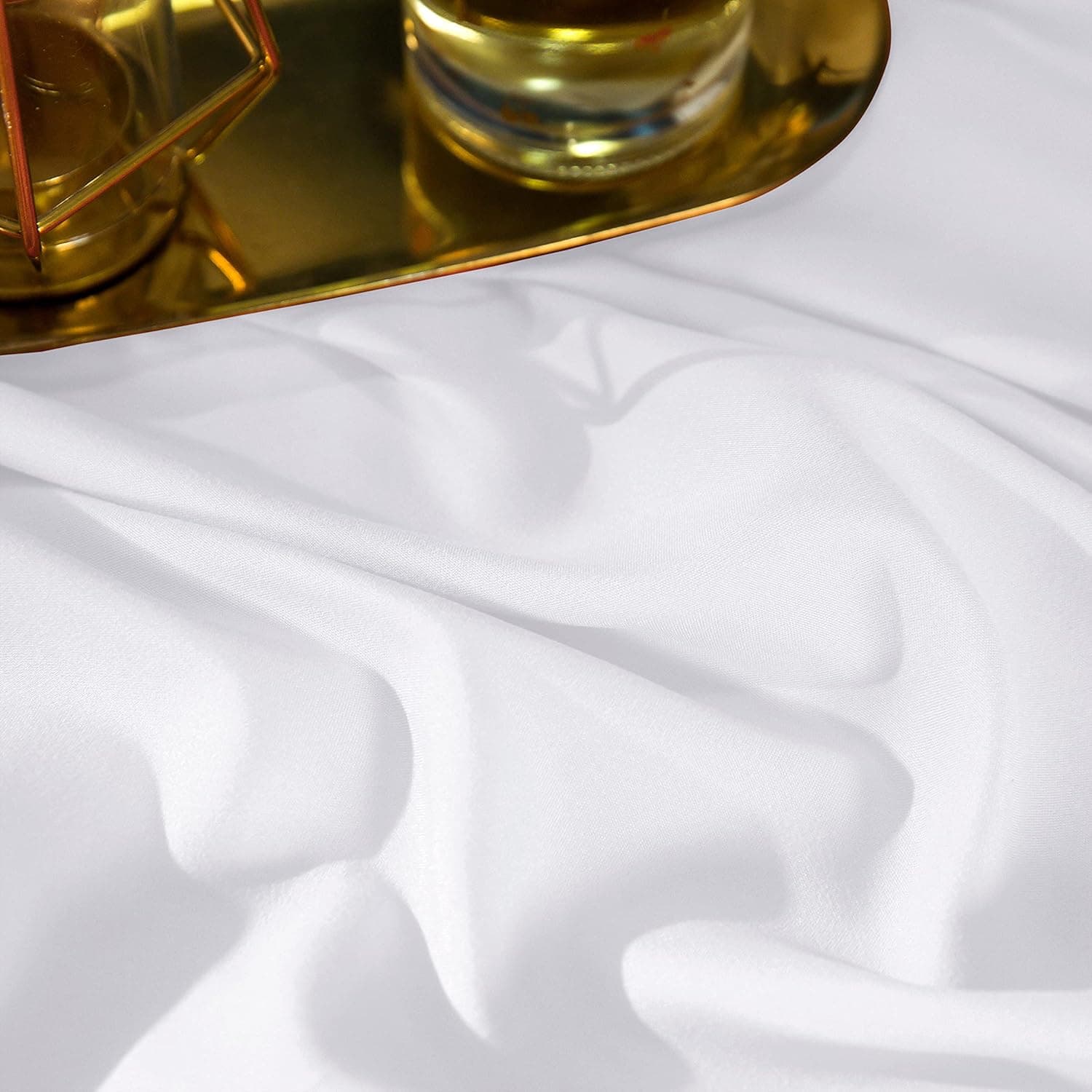 Drap-housse AYSW en microfibre brossée, blanc, King 7