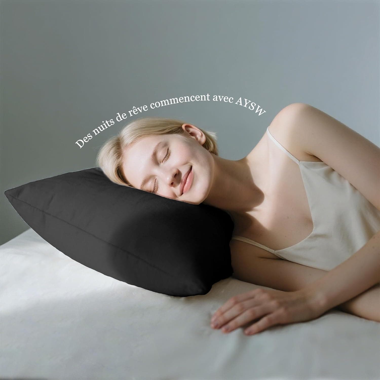 18 Couleurs Lot 2 Taie d'oreiller 50x70 cm Noir Housse Oreiller Coussin pour Canapé Lit Fermeture Éclair Anti-Acariens Hypoallergénique Protège Oreiller Zip Microfibre 6