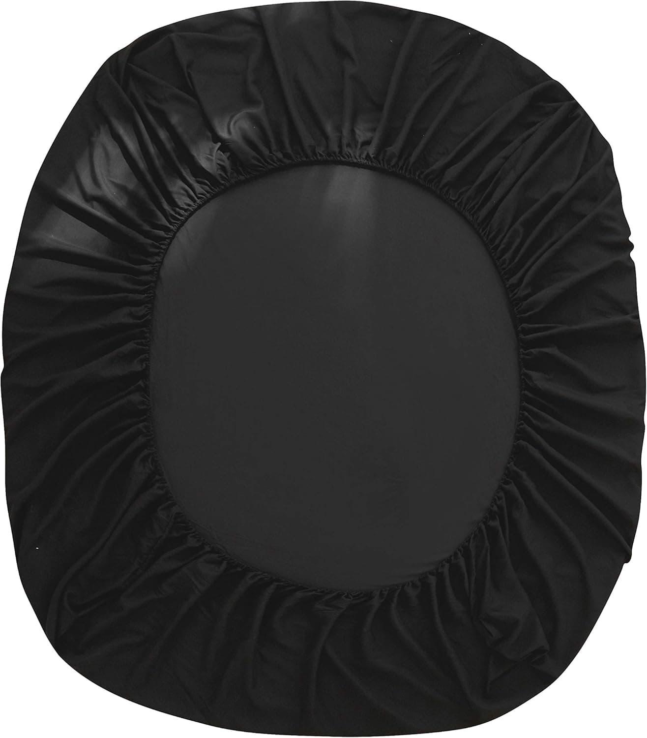 Warm Extra Deep Fitted Sheet 16"(40 cm) King Size Bedding Brushed Microfiber Breathable (Black) 5