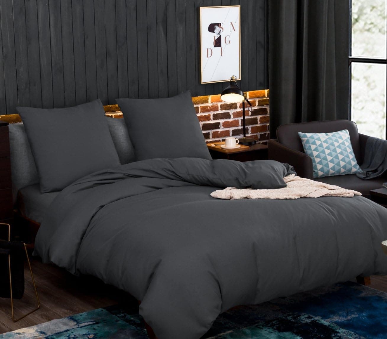 Parure de lit en microfibre – toutes saisons