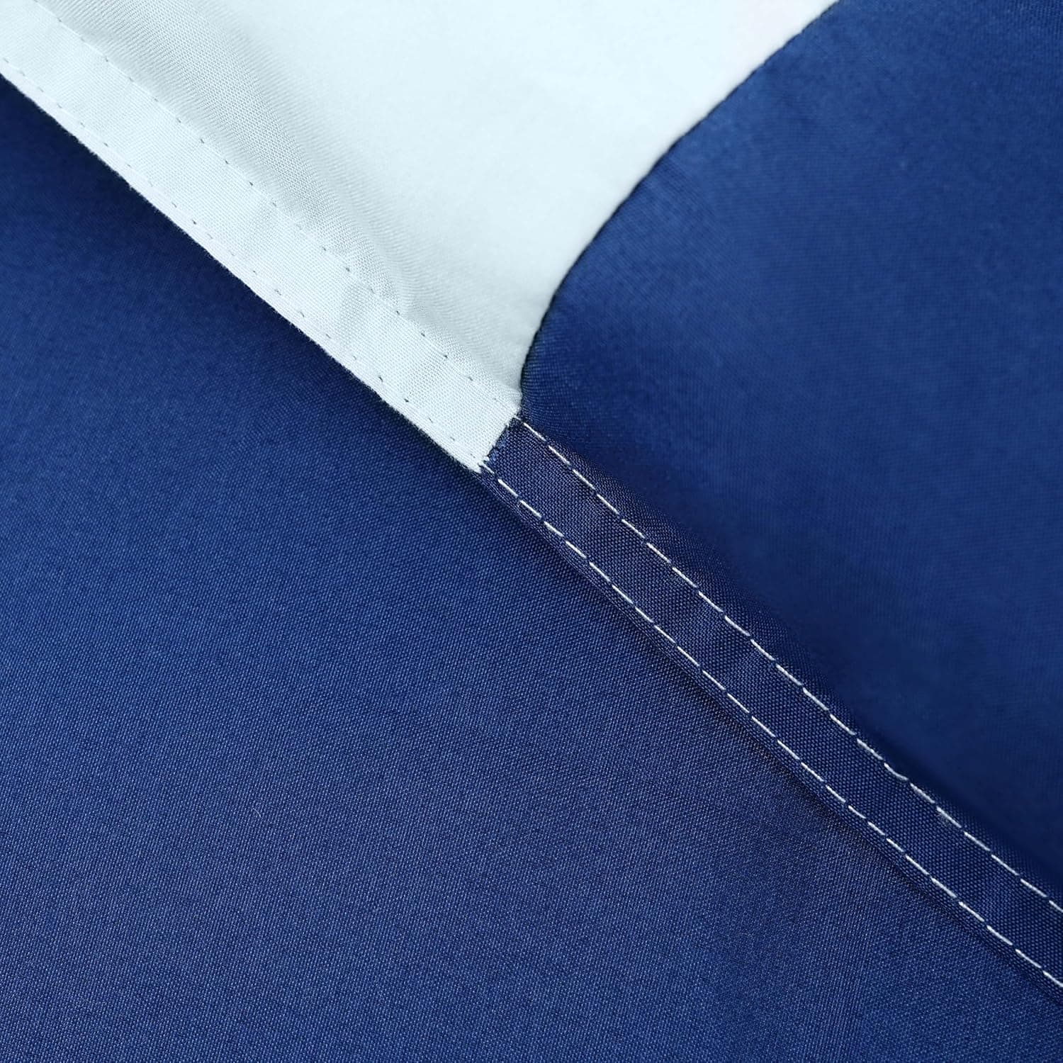 Duvet 135 x 200 cm Navy/Sky Blue/White 6