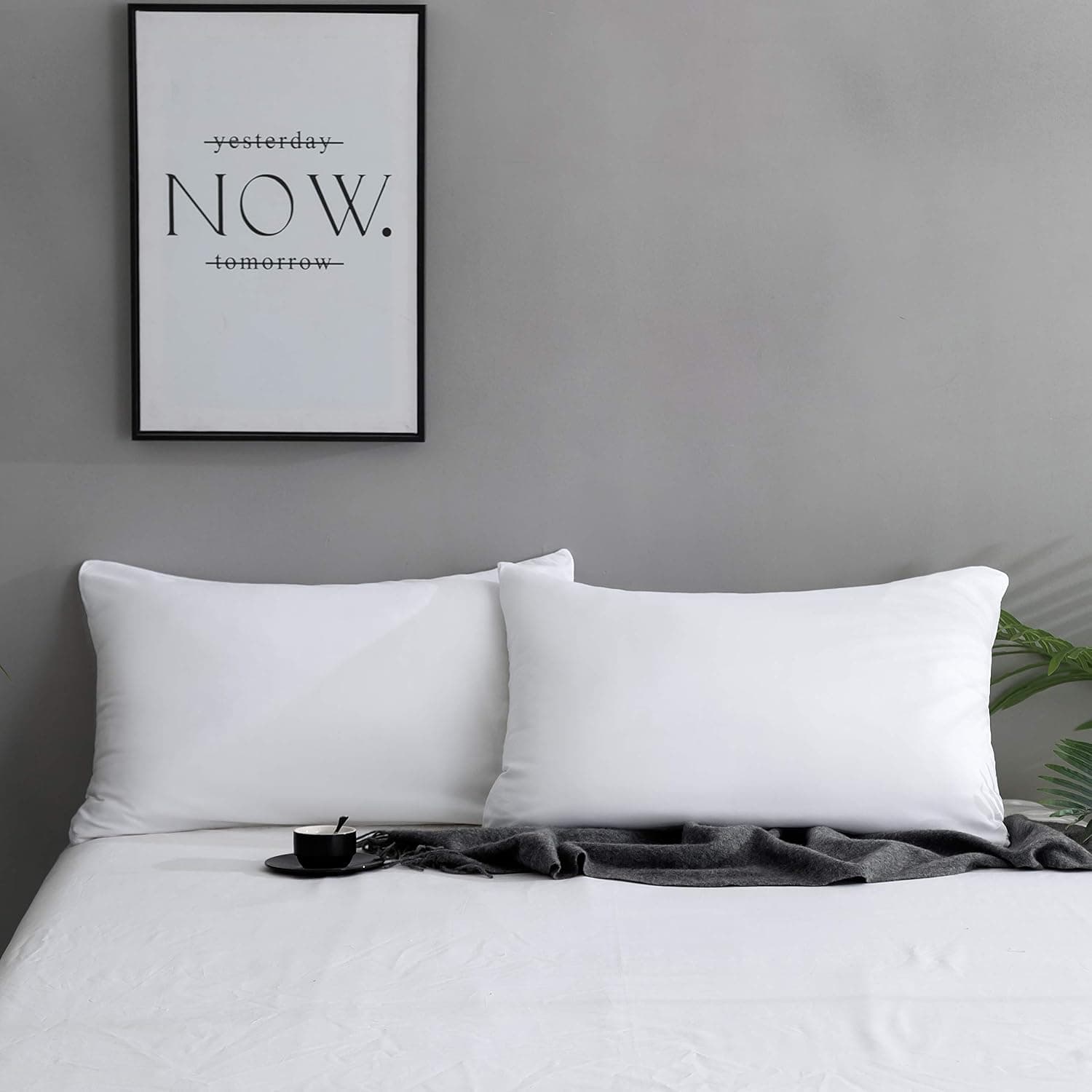 Set of 2 Cushion Covers, High Quality Cushion Cover with Zip, 100% Micro-fibre 7