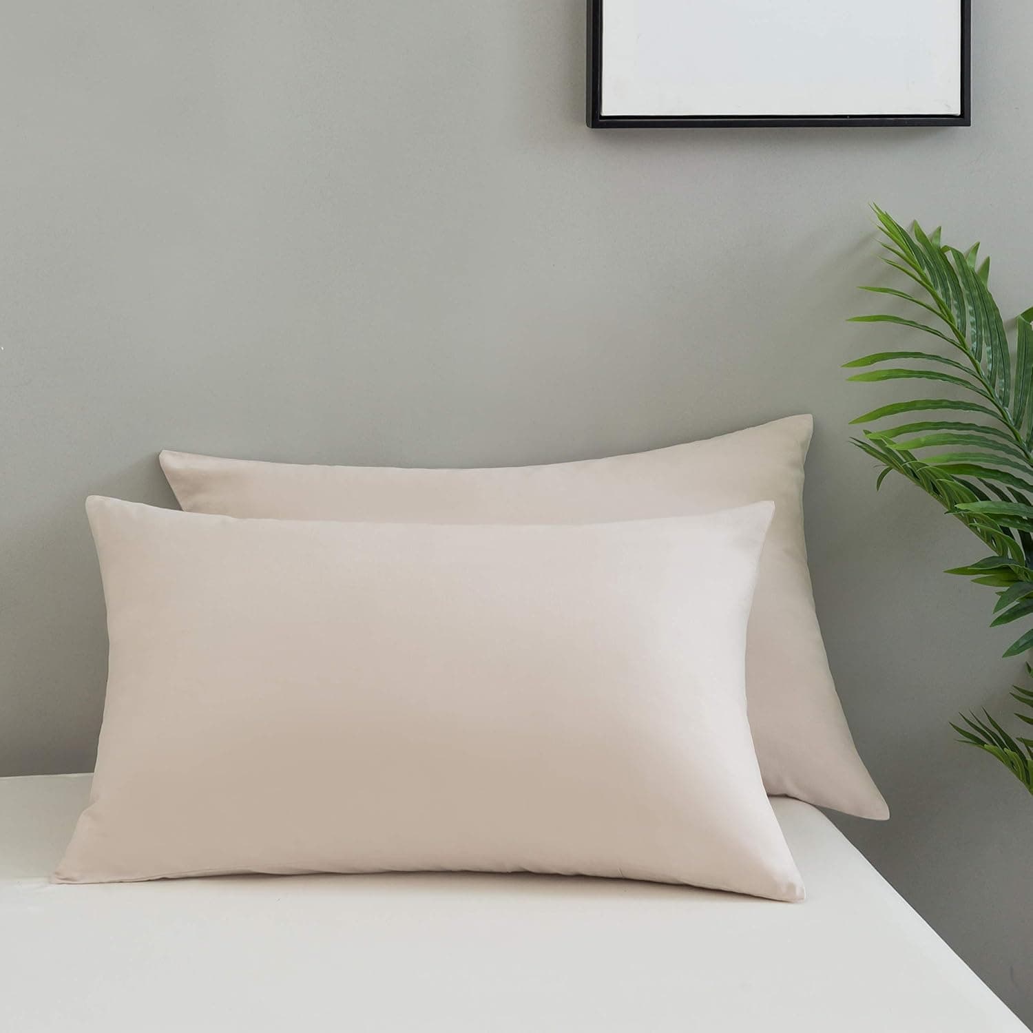 Set of 2 Cushion Covers, High Quality Cushion Cover with Zip, 100% Micro-fibre 8