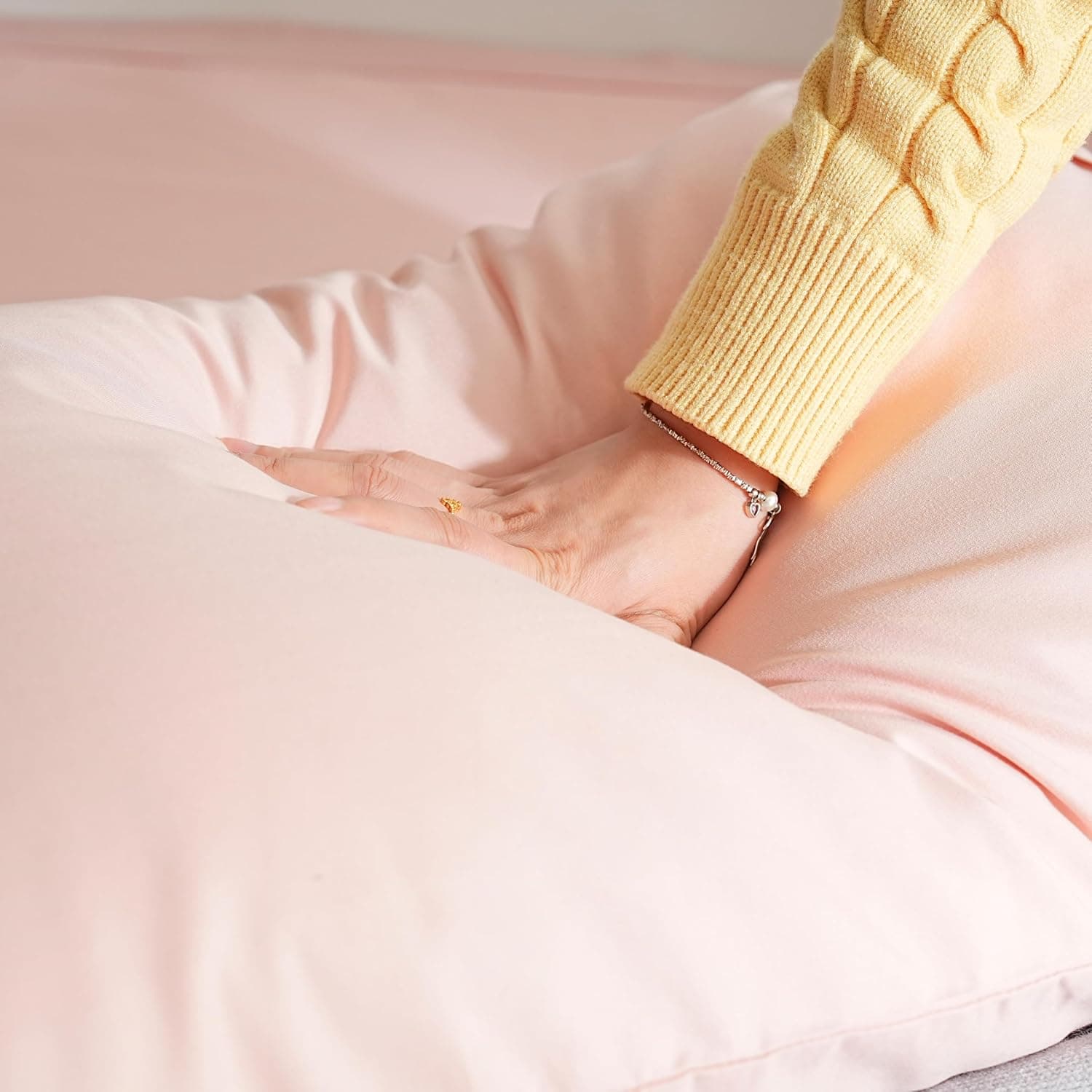 MOHAP Warm Pillowcases 50X75 cm 2 Pack- Super Soft Breathable Brushed Microfiber Pillow Cases Cover with Envelope Closure Pink 6