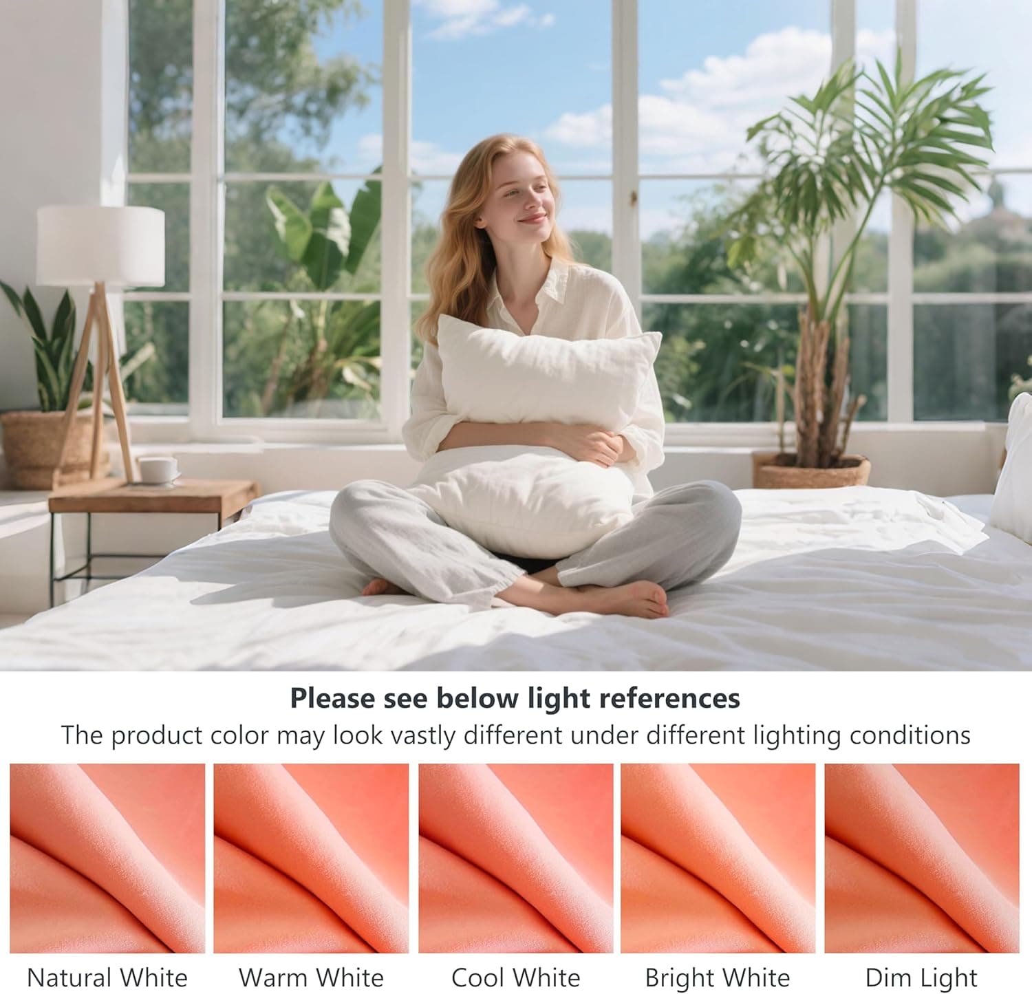 Mohap Drap-housse extra profond pour lit simple 40 cm en microfibre brossée, sans repassage, respirant (corail) 5