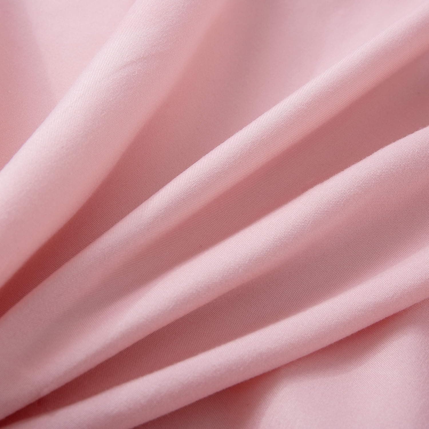 Mohap - Paire de taies d'oreiller en microfibre durable, Microfibre, rose, 4 pack 50x75 3