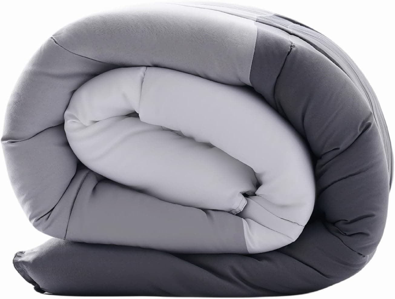 Warm Duvet Double Comforter and Anti Allergy All Season Dark Light Grey and White NO Pillowcases Only Quilt 10.5 Tog Duvet 6