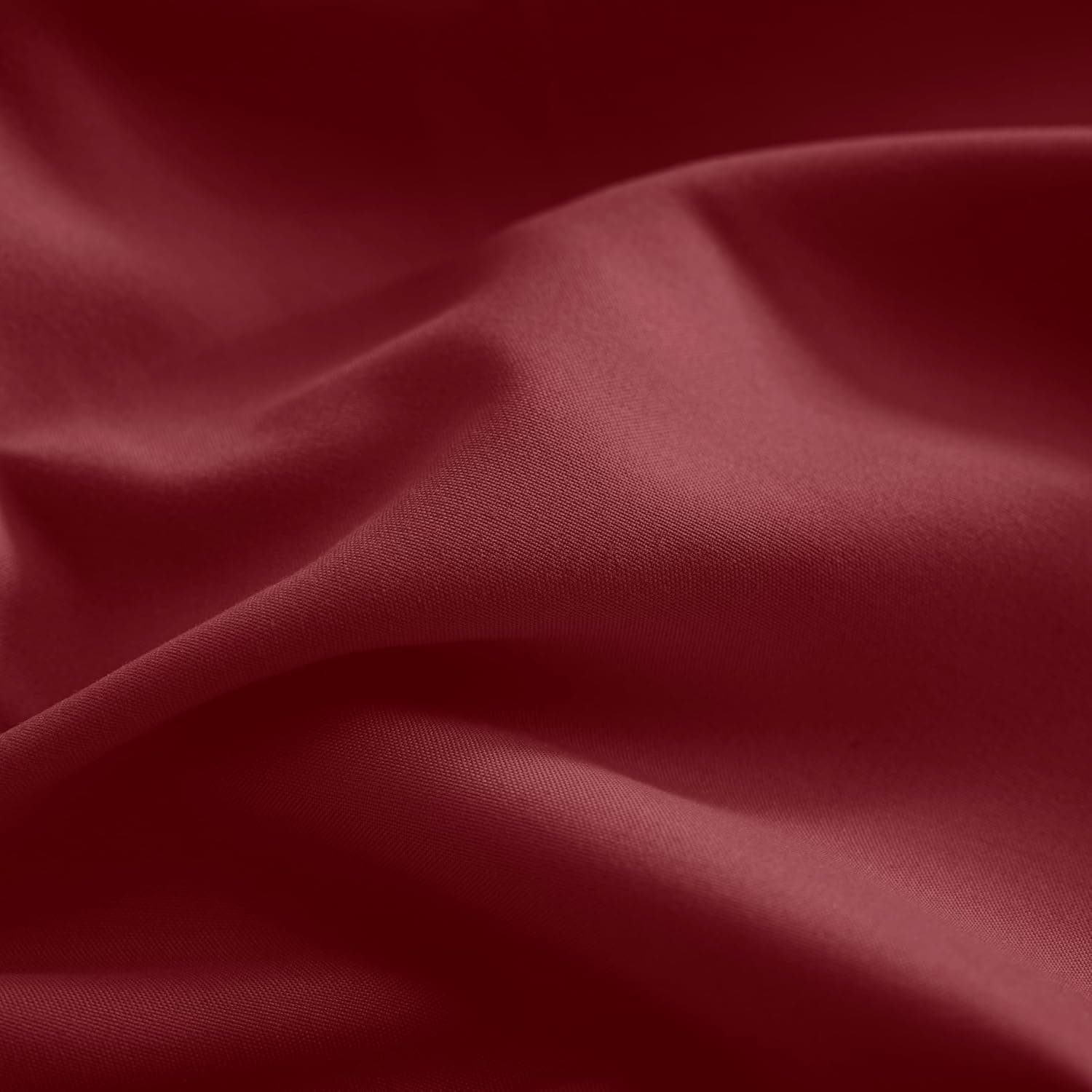 Warm Bedding Set and Fitted Sheet King Size 110GSM 4 Pieces Brushed Microfiber Duvet Cover with Pillowcases Luxury with 16'' Deep Pocket Bed Sheet Soft Fade Resistant Burgundy 5