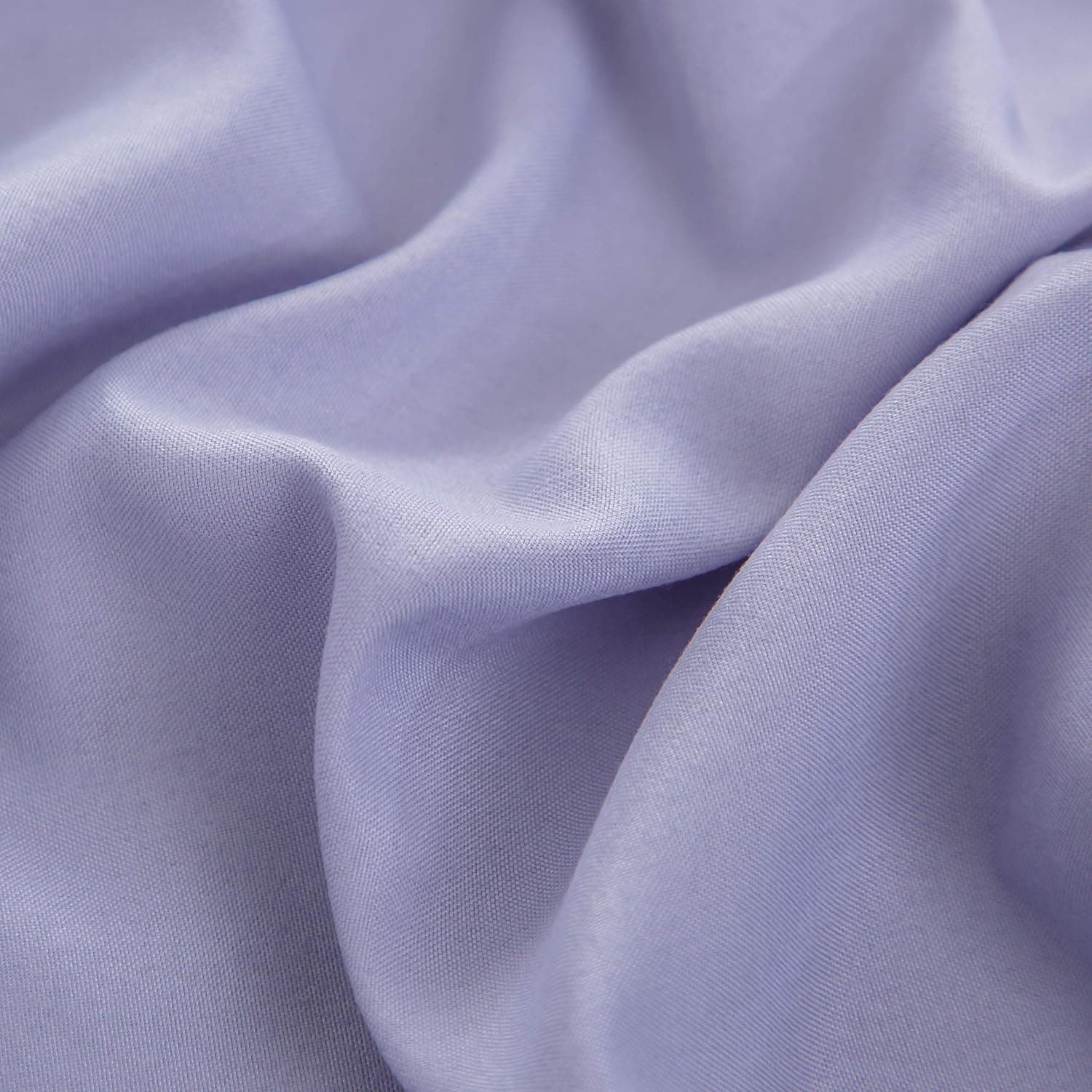 MOHAP Housse de Couette 220x240cm+2 Taies d'oreillers 65x65cm Violet Clair Parure de Lit Adulte 2 Personnes 100 Fils/cm² en Microfibre avec Fermeture Éclair 3