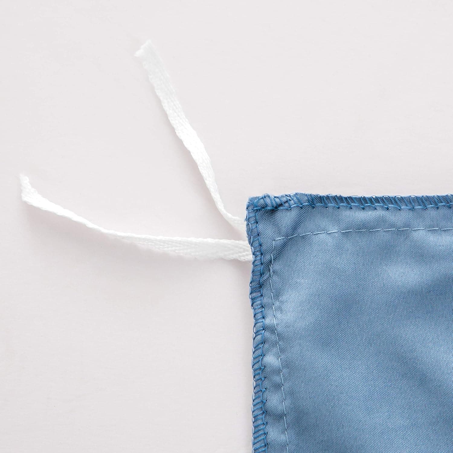 MOHAP Parure de lit chaude 3 pièces en microfibre brossée unie avec 1 housse de couette avec 2 fermetures éclair et 2 taies d'oreiller Bleu denim 5