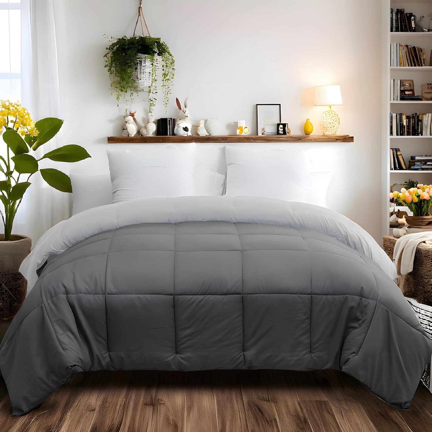 Taies d'oreiller 100% Coton 50cm x 70cm x 2 Beige avec Fermeture éclair (Taie Beige, Taie 65 x 65 cm) 2