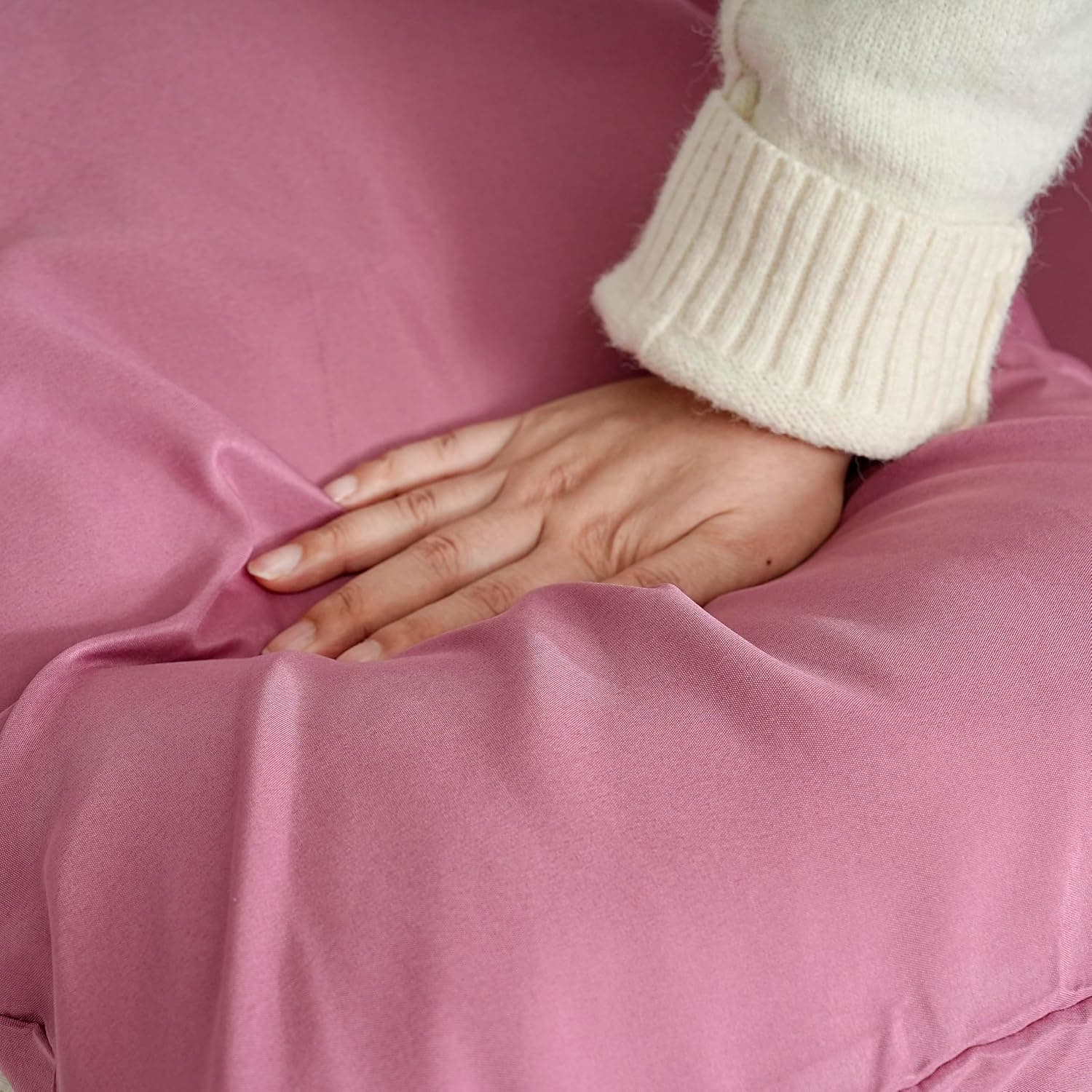 Lot 2 Taie d'oreiller Légère 60x80 cm en Microfibre 80 Fils/cm² avec Fermeture Enveloppe Housse d'oreiller Protection d'oreiller Housse de Coussin Douce et Lavable 7