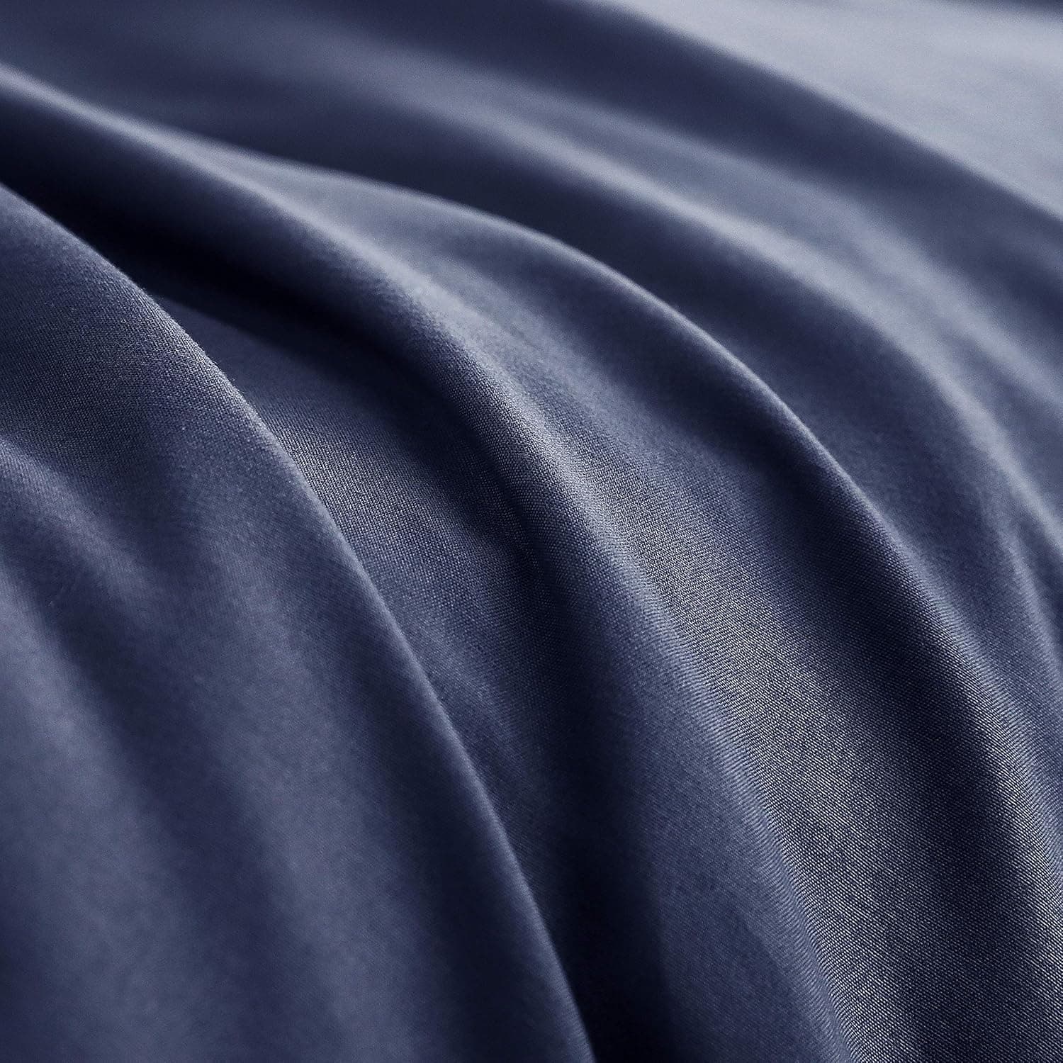 MOHAP Housse de Couette Réversible 220x240 / 65x65x2 cm Marine + Gris Parure de Lit Bicolore pour 2 Personnes Fermeture Éclair Sets de Housse Couette 7