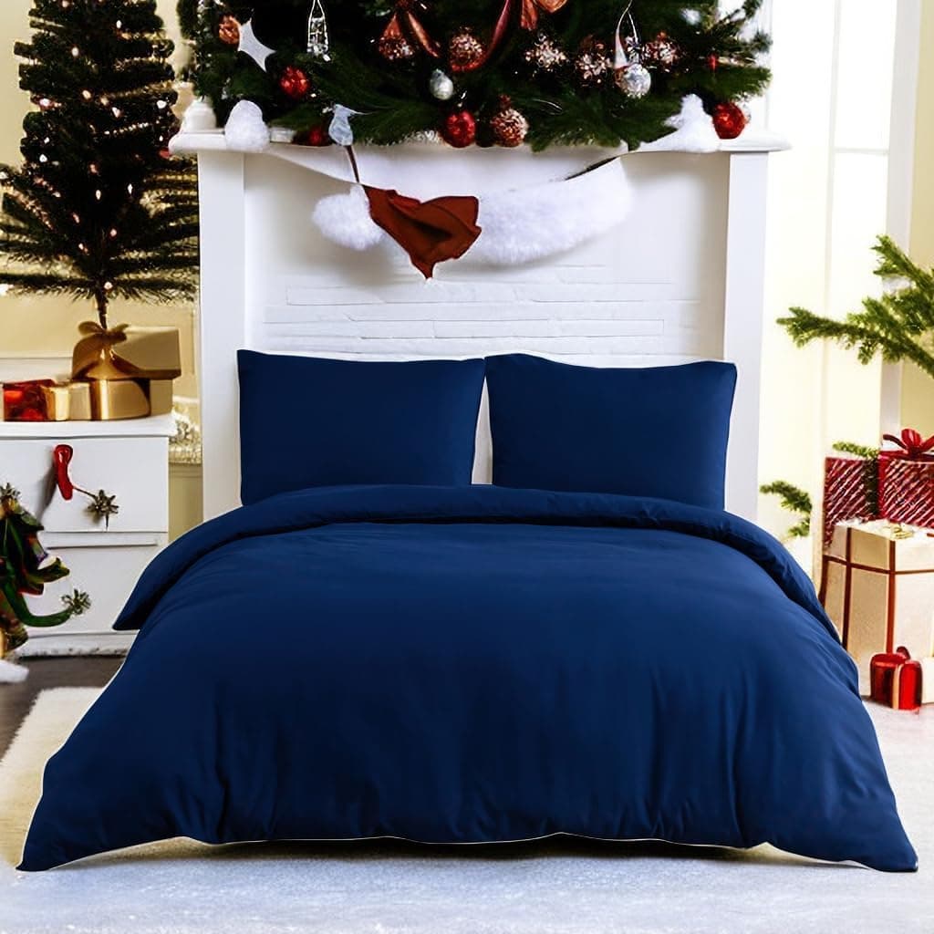 Bed Linen, 4 Piece, Brushed Microfibre, 2 Duvet Covers (135 x 200 cm) + 2 Pillowcases (80 x 80 cm), with Zip, Grey 8