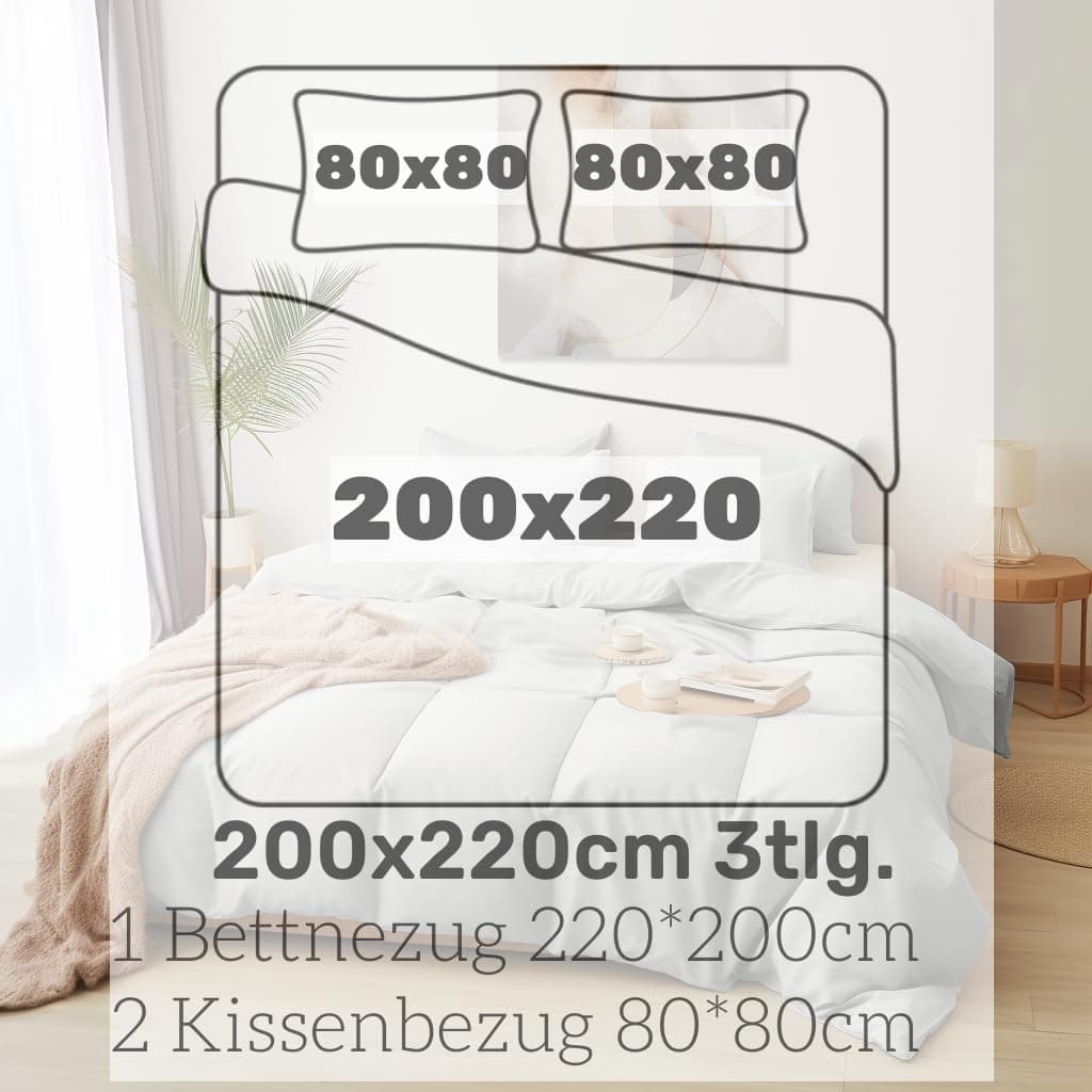 Parure de lit en microfibre – toutes saisons 6