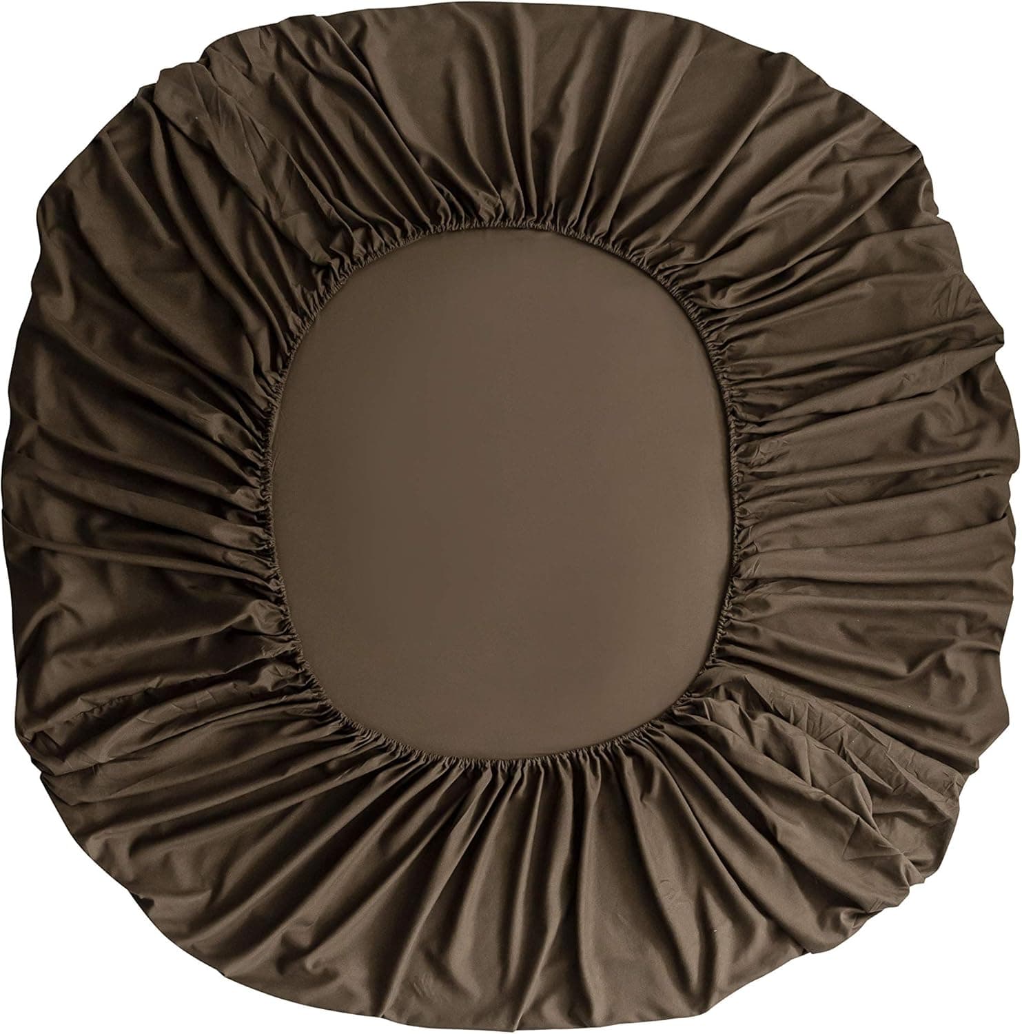 MOHAP Drap Housse 180x200cm avec Bonnet 30cm Café Drap Housse 100 GSM en Microfibre de Haute Qualité 100% Polyester Doux, Résistant, Anti Plis 4