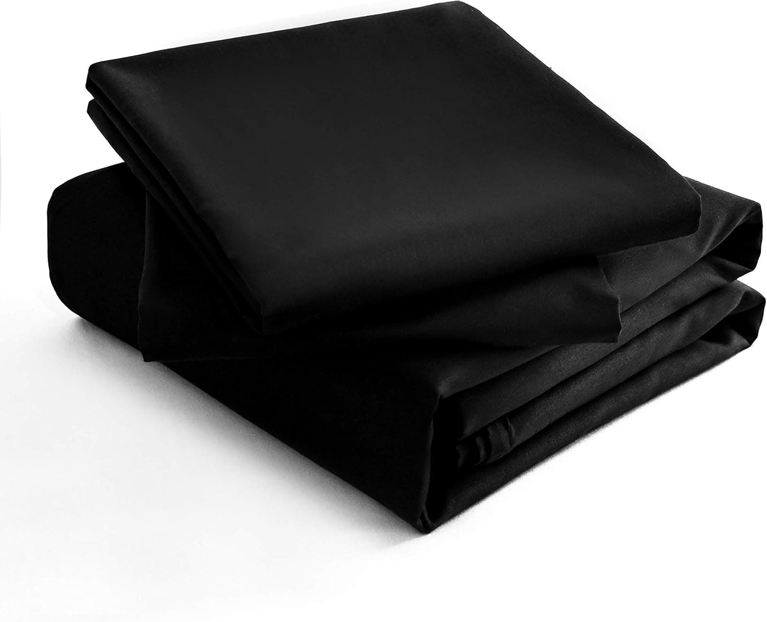 Cotton Bedding, 155 x 220 cm, Black, 1 Duvet Cover with 1 Pillowcase, 80 x 80 cm 7