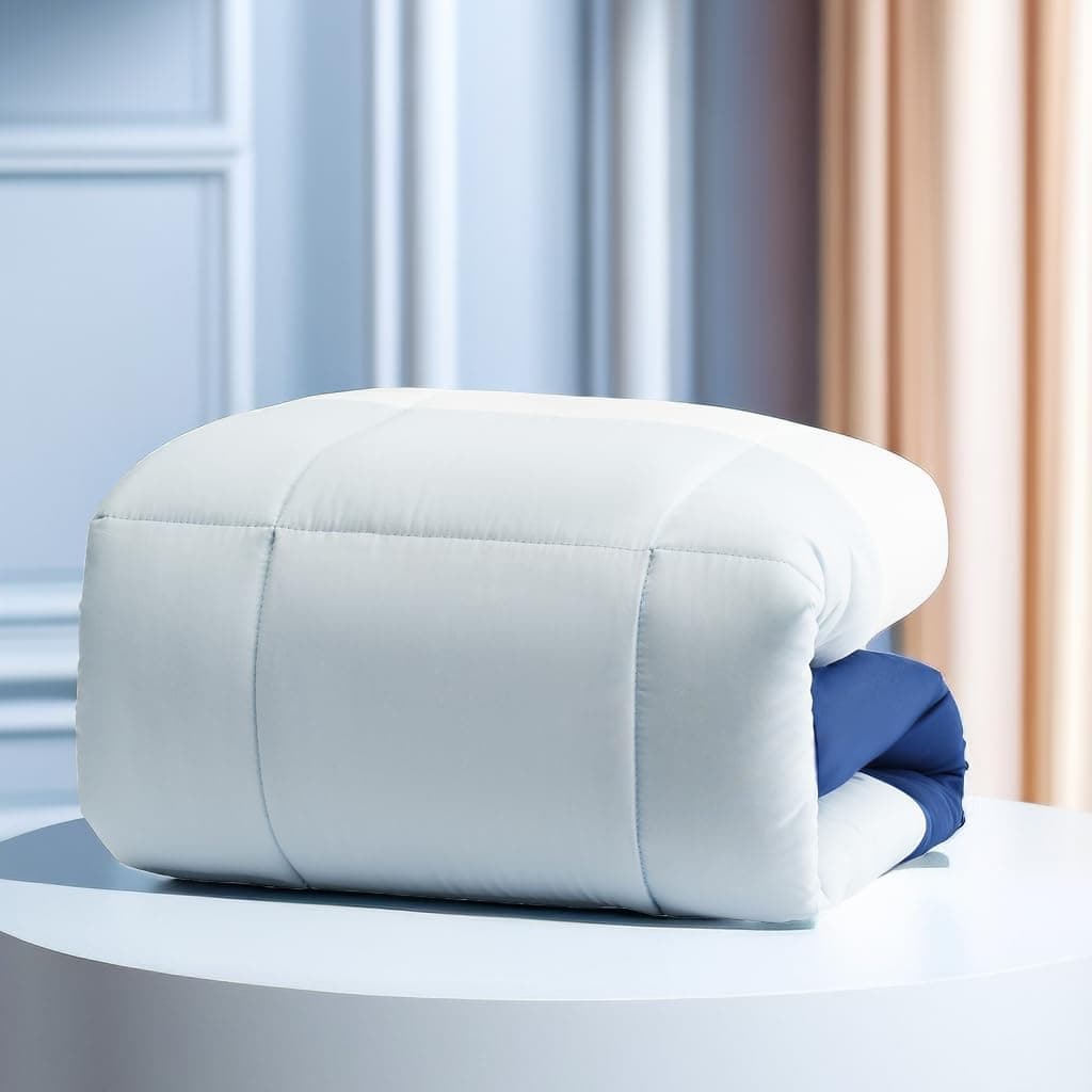 Duvet 135 x 200 cm Navy/Sky Blue/White 3