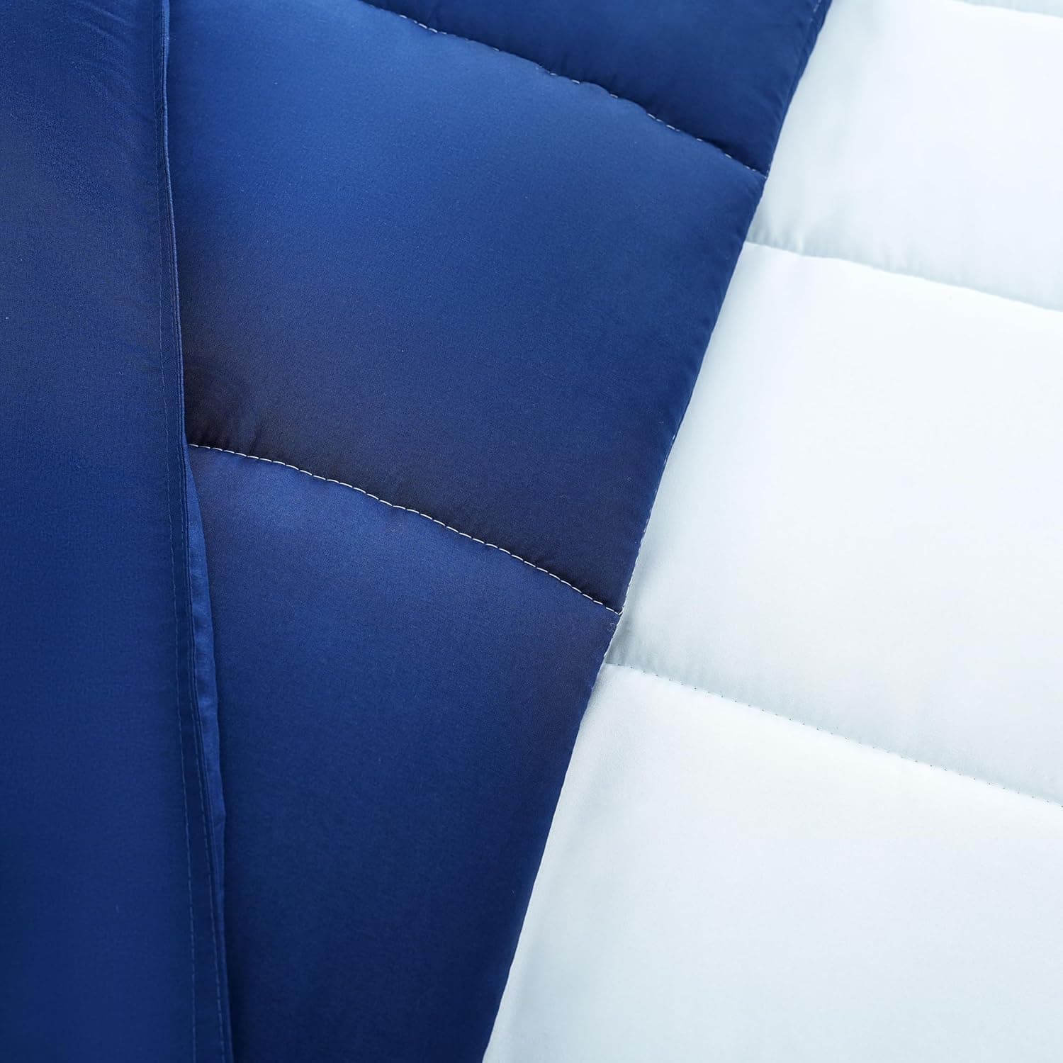 Duvet 135 x 200 cm Navy/Sky Blue/White 4