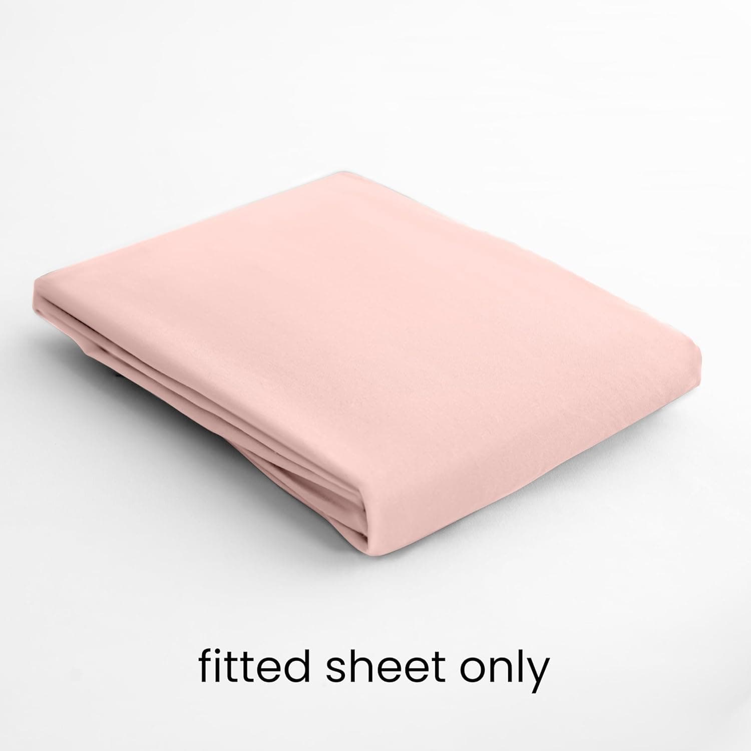 Drap-housse uniquement en matériau doux et respirant, pour toutes les saisons, pour lit double, rose clair 2